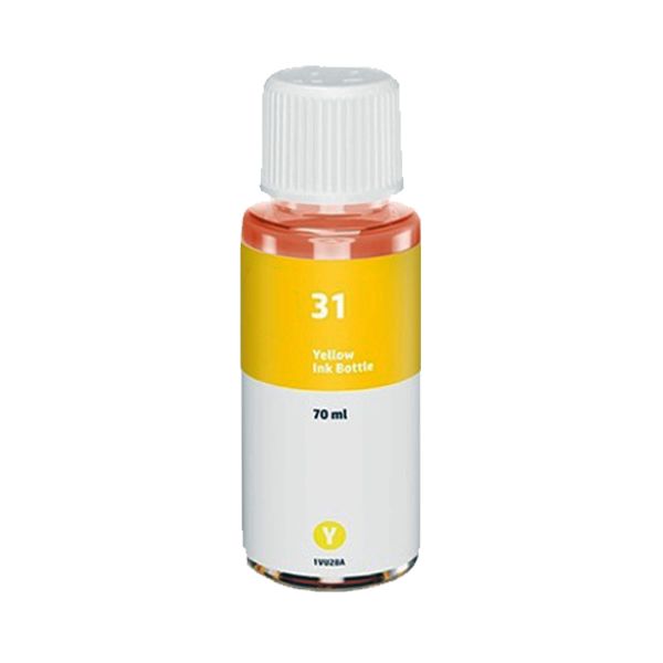 Nachfüll-Tinte Yellow/Gelb 70 ml alternativ zu HP 31 / 1VU28AE