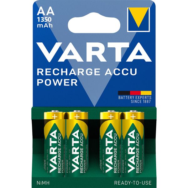 Varta Akku Mignon AA Ready to use 1.2V/1350mAh (4er-Pack)
