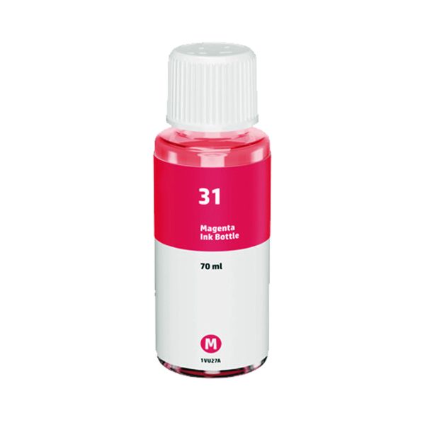 Nachfüll-Tinte Magenta 70 ml alternativ zu HP 31 / 1VU27AE