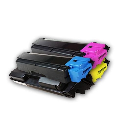Toner-Sparset: 4 x KLT590, Rebuild für Kyocera-Drucker