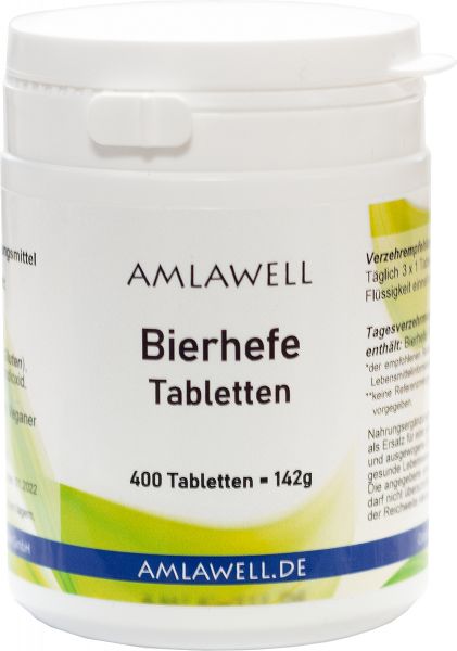 Amlawell Bierhefe Tabletten / 400 Stück