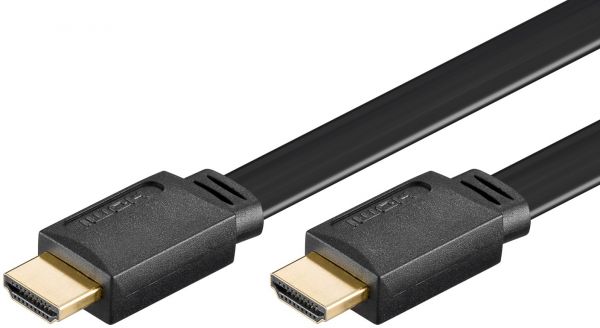 HDMI Kabel 3.0m, Flachkabel mit Ethernet