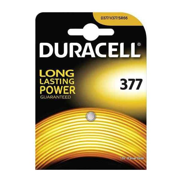 Duracell 1,5V Silberoxid 376/377 Knopfzelle