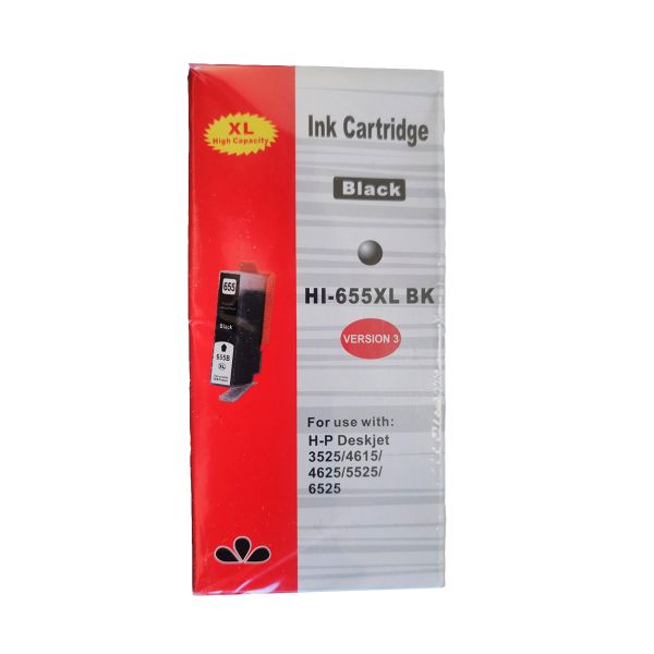 Druckerpatrone XL, kompatibel zu HP 655, black/schwarz