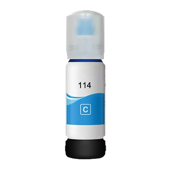 Nachfüll-Tinte Cyan 70 ml alternativ zu Epson 114 / C13T07B240