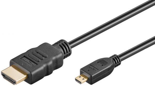 HDMI Kabel 2.0m, mit Ethernet, (Micro)