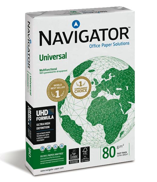 Kopier-/Druckerpapier NAVIGATOR Universal, 500 Blatt, 80g/qm_