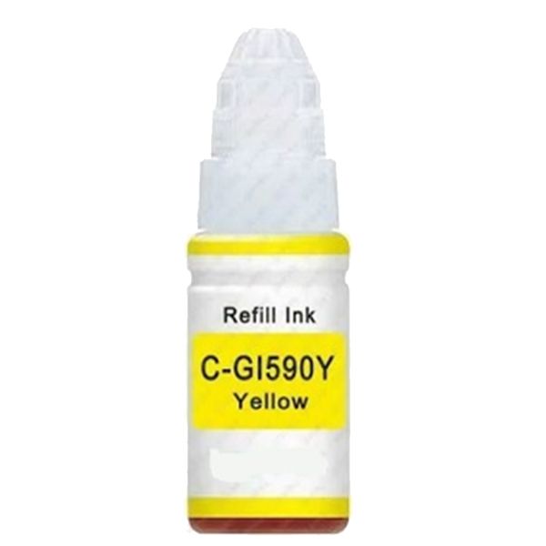 Nachfüll-Tinte Yellow 70 ml alternativ zu Canon GI-590 / 1606C001