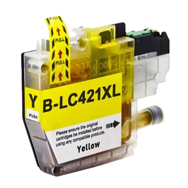 Druckerpatrone XL yellow mit Chip für Brother, Typ BK421XLY