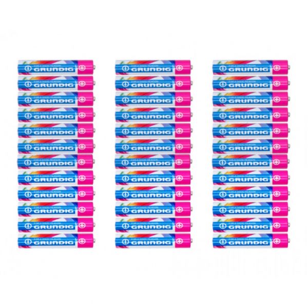 36 St. AAA / Micro Alkaline-Batterien, Grundig