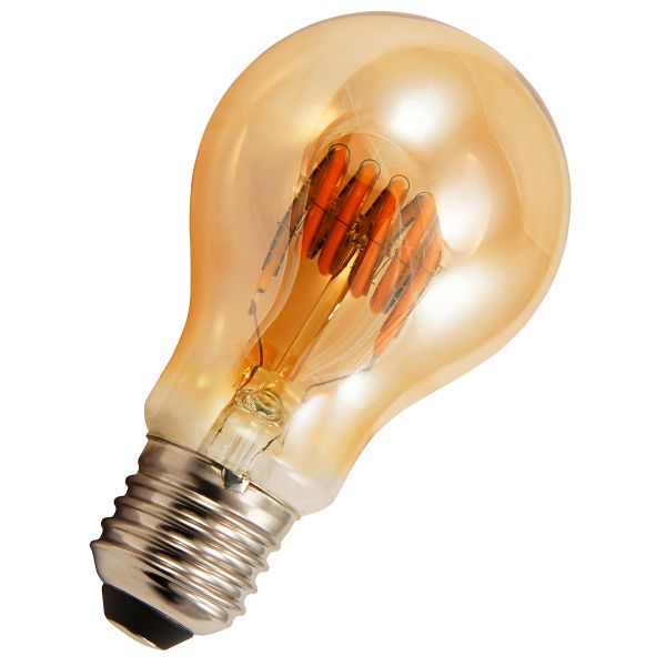 LED Birne E27 6W Filament, warmweiß gold
