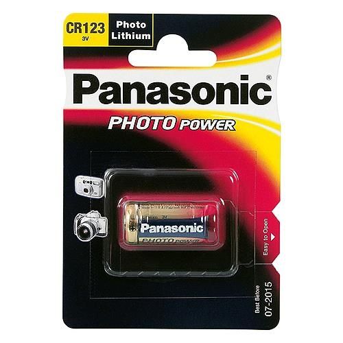 Batterie Lithium Photo CR 123 A Panasonic