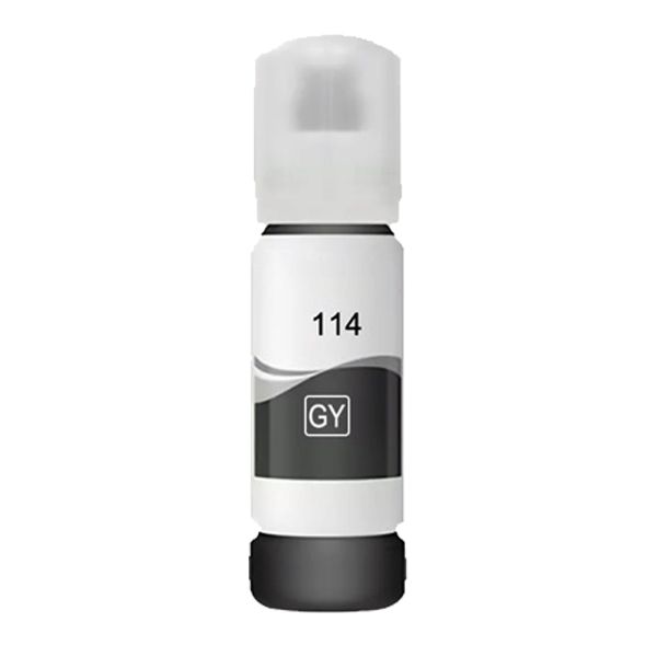 Nachfüll-Tinte Gray/Grau 70 ml alternativ zu Epson 114 / C13T07B540